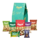 Happilo Premium Rakhi Gift Pack With 11 Inclusions | Rakhi, Roli Chawal, Dry Fruit Sweet, Almond, Cashew, Raisin, Date Bite, Panchmewa, Snack, Magnet & Card, Dry Fruits Robin Gift Box