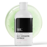 Thriveco Exfoliating Body Wash | Lactic Acid, Salicylic Acid & Vitamin E | With Clinically Proven Diacnemide® | Targets Body Acne, Dead Skin & Tan | Prevents Dry, Rough, Bumpy Skin | For Men & Women | 236 Ml