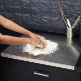 Homewiz Stainless Steel Chopping Board For Kitchen – 36X30Cm | Rust-Proof, Heavy Duty Cutting Board For Meat, Vegetables & Fruits | Hygienic & Easy To Clean | Non-Slip Countertop Use