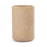 Bonkaso 18 Inch Cylinder Tower Planter Pot (30X30X45 Cm) | Beige Marble Finish, Tall & Lightweight Polymer Flower Pot | Durable Gamla For Indoor & Outdoor Plants – Home, Office, Garden, Balcony