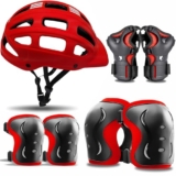 Jaspo Sx 4 Plastic Protective Set Suitable For Age Group Upto 12 Years Old (Red)