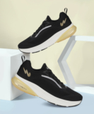 Campus Phantom Running Shoes For Men(Black , 8)