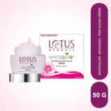 Lotus Herbals Whiteglow Advanced Pink Glow Crme Spf 25 | Pa+++ For Skin Brightening, Anti-Pollution, Preservative Free, All Skin Types(50 G)