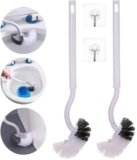 2Pcs Curved Toilet Cleaning Brush