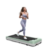 Cockatoo Smartpad 3.0, Home Use Walkpad 3Hp Peak Featuring Magnetic Remote Control, Walkpad With Manual Adjustable 2 Incline Levels And 1-8 Km/Hr Speed Range, White And Green