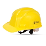 Aktion Ak H01_Wht Safety Helmets Nape Type, Color: Yellow, Pack Of 5, Is 2925:1984