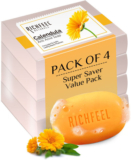 Richfeel Calendula Anti-Acne Soap For Acne Skin & Blemishes(4 X 18.75 G)