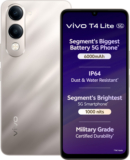 Vivo T4 Lite 5G Charger In The Box (Titanium Gold, 128 Gb)(4 Gb Ram)