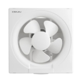 Bajaj Airout 200 Mm 4 Star Dom Exhaust Fan | Back Shutter | 100% Copper Motor | Auto Thermal Protector | Aerodynamaically Designed Blade【White】