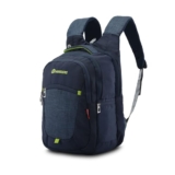 Harissons Delta Travel Laptop Backpack | 40L | Fits 15.6″ Laptop | Water-Resistant 420D Pu Polyester & Melange | Rain Cover, Secret Pocket, Usb Port, Bottle Holder | Office, Travel & Commute | Navy