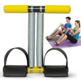 Tekcool Double Spring Tummy Trimmer Men And Women For Abs Workout Stomach Exercise Machine For Women And Men Exercise In Gym, Yellow