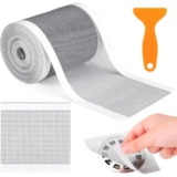 Tekcool Mosquito Net Repair Tape | Strong Adhesive & Waterproof Window Mosquito Net Covering Mesh Tape For Door Tears Holes Screen Patch Repair (200Cm X 5Cm) (Pack Of 1).
