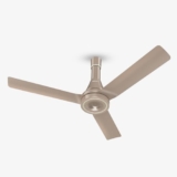 Bajaj Airlark 1200Mm Ceiling Fans For Home | Bee Star Rated | Super 5 Tuff Technology | Telescopic Seamless Canopy | High Air Delivery | 5-Yr Warranty 【Slate Gold & Chrome】