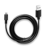 Qubo Usb Type A To Micro Usb Cable For Dashcams (3.5 Meter) | Compatible With Pro X | Fast Charging & Data Sync | Durable Black Pvc | Car Dvr, Gps, Dash Cam Power Supply