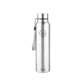 Clazkit Stainless Steel Water Bottle, 700 Ml – Single-Walled, Spill-Proof, Food Grade Steel | Fridge, Office, School, Travel, Gym, Car – Set Of 1 (Silver)