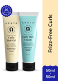 Arata Curl Styling Combo For Frizzy, Wavy & Curly Hair | Get Frizz-Free, Defined Curls(2 Items In The Set)