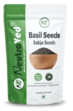 Neutraved Raw Basil Seeds 350G – Edible Sabja Seeds For Eating, Weight Loss & Detox – Natural, Unpolished, Rich In Fiber & Omega-3