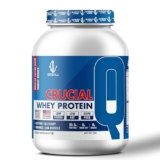 Quenchlabz Crucial Whey Protein 1Kg Chocolate | 35.5G Protein Per Serving | Low Carb, Low Fat, No Sugar | Muscle Recovery & Growth | Fssai Certified