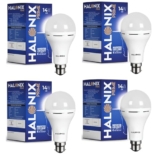 Halonix 14W Emergency Bulb|Rechargeable Emergency Bulb For Power Cuts|Backup : 4Hrs|Cool Day Light|Pack Of 4|Rechargeable Emergency Light |, B22D, Led