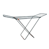 Bonkaso Foldable Cloth Drying Stand For Drying Clothes, 3-Way Folding With 20 Drying Rails, Lightweight Alloy Steel, Flat Folding Design | Clothes Drying Rack | Indoor & Outdoor Clothes Dryer (Orange)