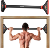 Lifelong Llpb02 Pull Up Bar For Home Workout|Chin Up Bar, 65-95Cm|Max User Weight 150Kg Pull-Up Bar(Black)
