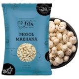 Lila Dry Fruits Makhana 200 Gm Fox Nuts Phool Makhaana Fit For Fasting Lotus Puffs Rich In Calcium Maintains Weight Healthy Snacks Ideal For Sabzi, Kheer, And Curries Perfect For Diwali Giftings