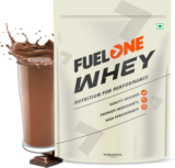 Fuelone Whey Protein, 24 G Protein, 5.08 G Bcaa & 3.60 G Glutamic Acid Whey Protein(907 G, Rich Chocolate)