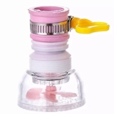 Misamo Enterprise Kitchen Sink Tap Extender, Flexible Faucet Extension (Plastic)