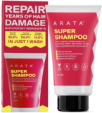 Arata Super Shampoo For Damaged Hair | Enriched With Biotin & Proteins(150 Ml)