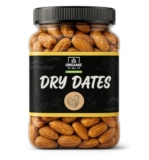 Organic Box Premium Yellow Dry Dates | Sukha Khajoor | Pili Kharak | Khajur | Chuara | Dry Chuhara (1 Kg)
