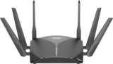 D-Link Dir-3060 Mesh Router 2.4 Ghz, 5 Ghz 3000 Mbps Wifi Speed Tri Band External Antenna Ethernet (Cable Broadband)(Black)
