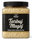 Organic Box – Watermelon Seeds Kernel (Tarbuj/Tarbooj Magaj) – 500 Gram, Vegetarian, Freshly Packed, 100% Pure & Natural, Seeds Without Shell For Gravy