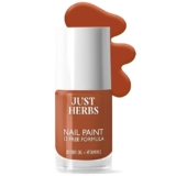 Just Herbs Nail Polish 12 Chemical Free Formula Quick Dry, Glossy Finish And Long Lasting Nail Paints (Caramel Creme)