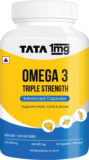 Tata 1Mg Triple Strength Omega 3,Epa(560Mg) & Dha (400Mg) Fish Oil(60 Capsules)
