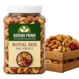 Nature Prime Royal Dry Fruit Mix | Premium Nuts & Dried Fruits Blend | Almonds, Cashews, Raisins, Pistachios, Walnuts| No Added Sugar | 500 Gm