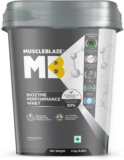Muscleblaze Biozyme Performance Whey Protein Powder, 25G Protein Per Scoop Whey Protein(4 Kg, Blue Tokai Coffee Flavor)