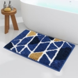 Luxe Home Super Soft Macau Trangle Bath Mat Non-Slip Machine Washable Bathroom Mat For Home, Bedroom And Living Room (40X60 Cm) – Pack Of 1